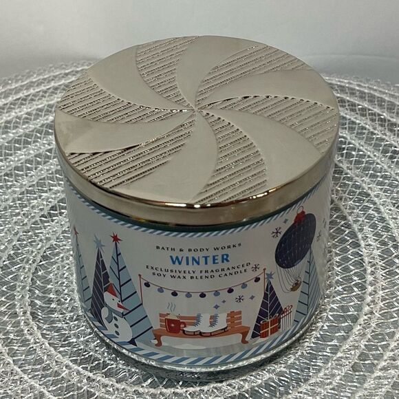 BBW Winter 3 Wick Scented Candle NWT - Picture 2 of 4